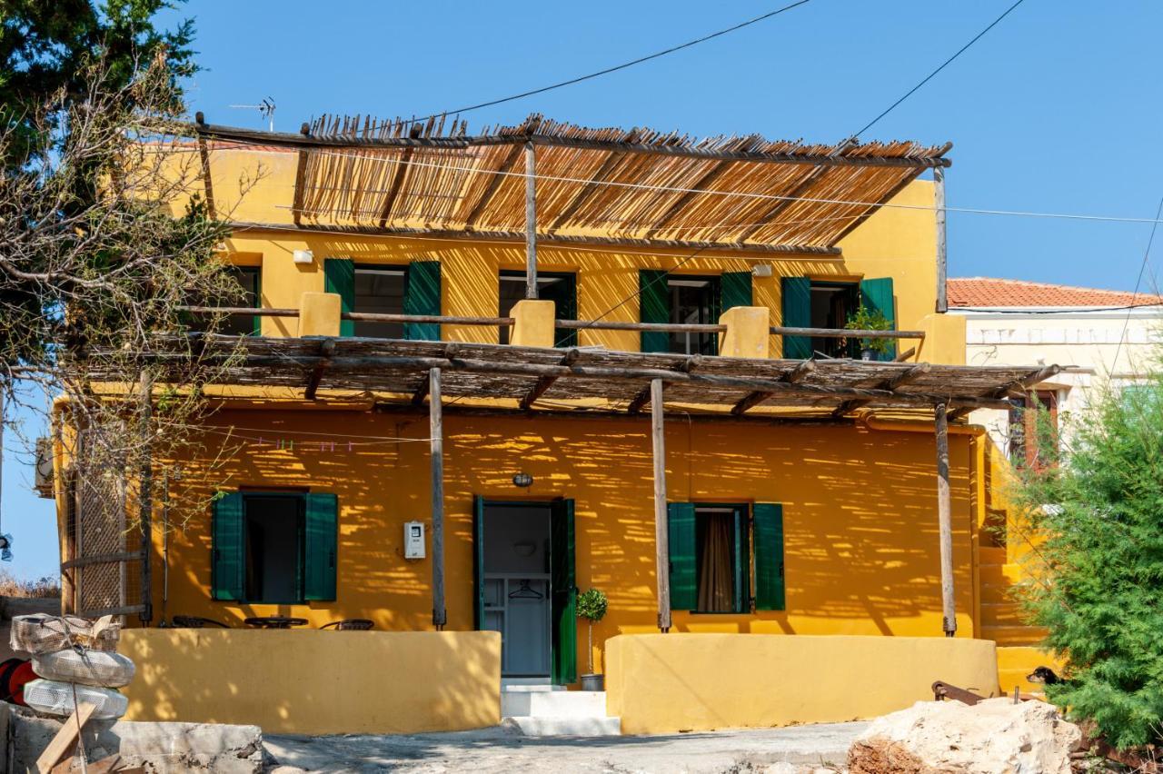 Atlantis Houses Chalki Town Exterior photo