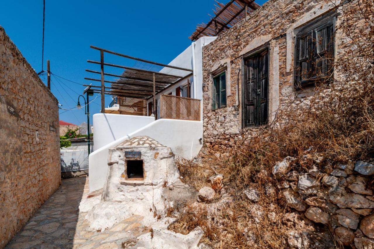 Atlantis Houses Chalki Town Exterior photo