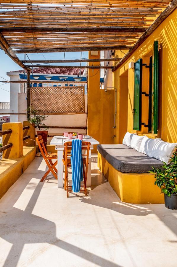 Atlantis Houses Chalki Town Exterior photo