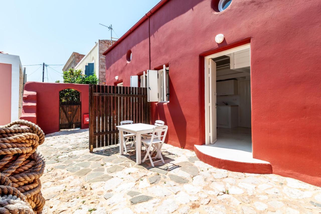 Atlantis Houses Chalki Town Exterior photo