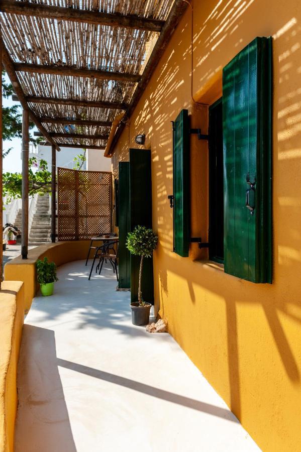 Atlantis Houses Chalki Town Exterior photo