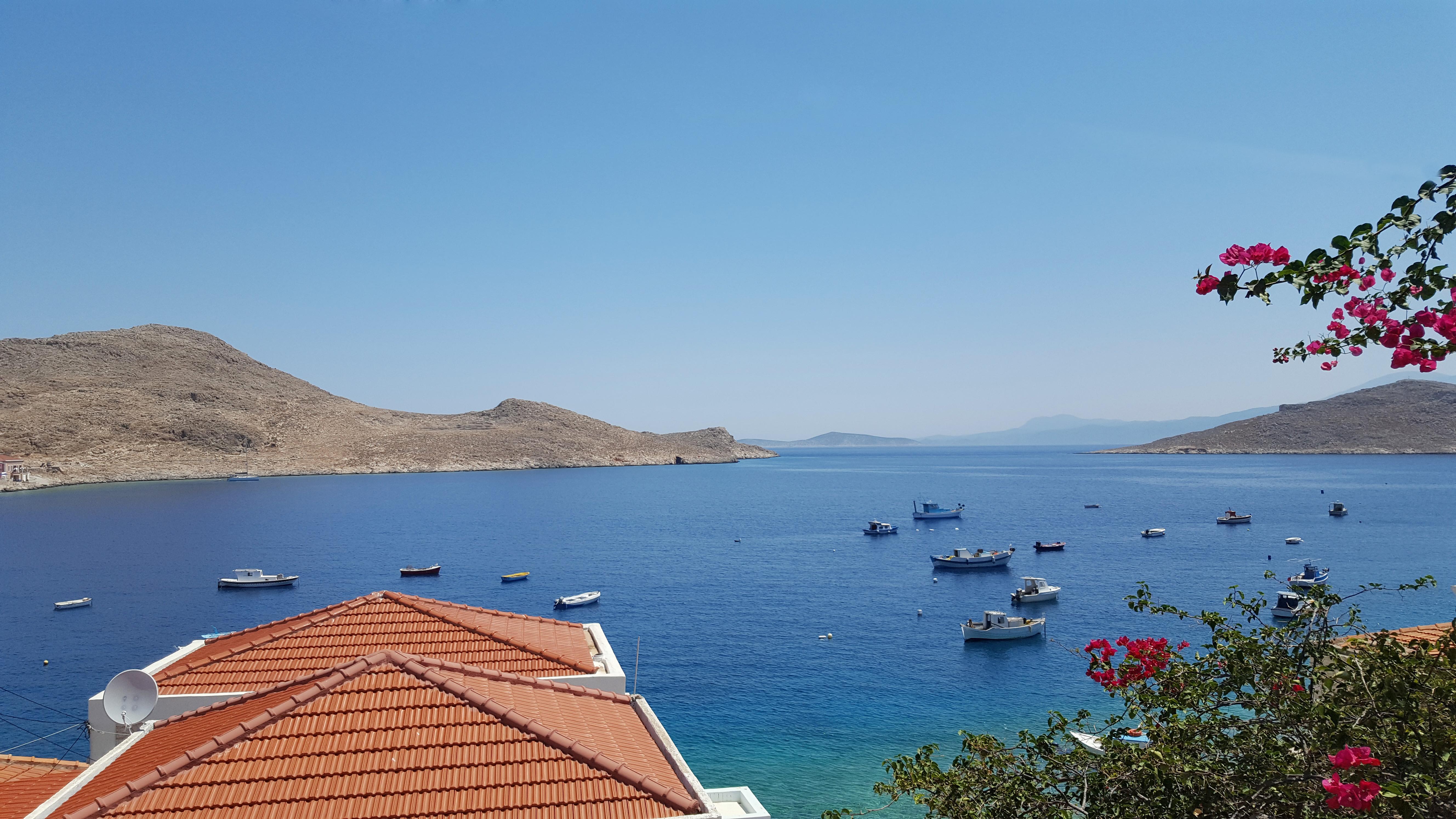 Atlantis Houses Chalki Town Exterior photo