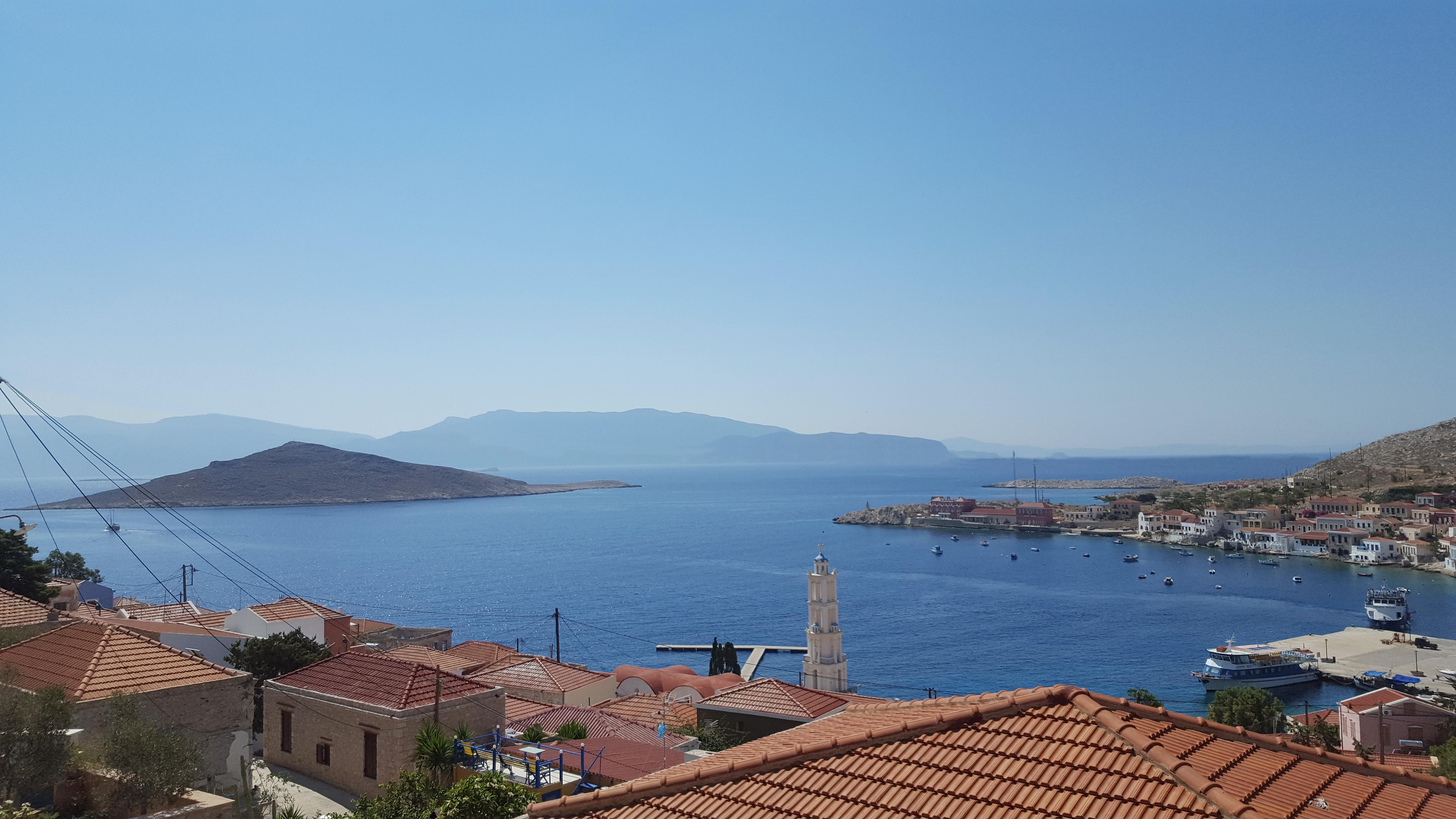 Atlantis Houses Chalki Town Exterior photo