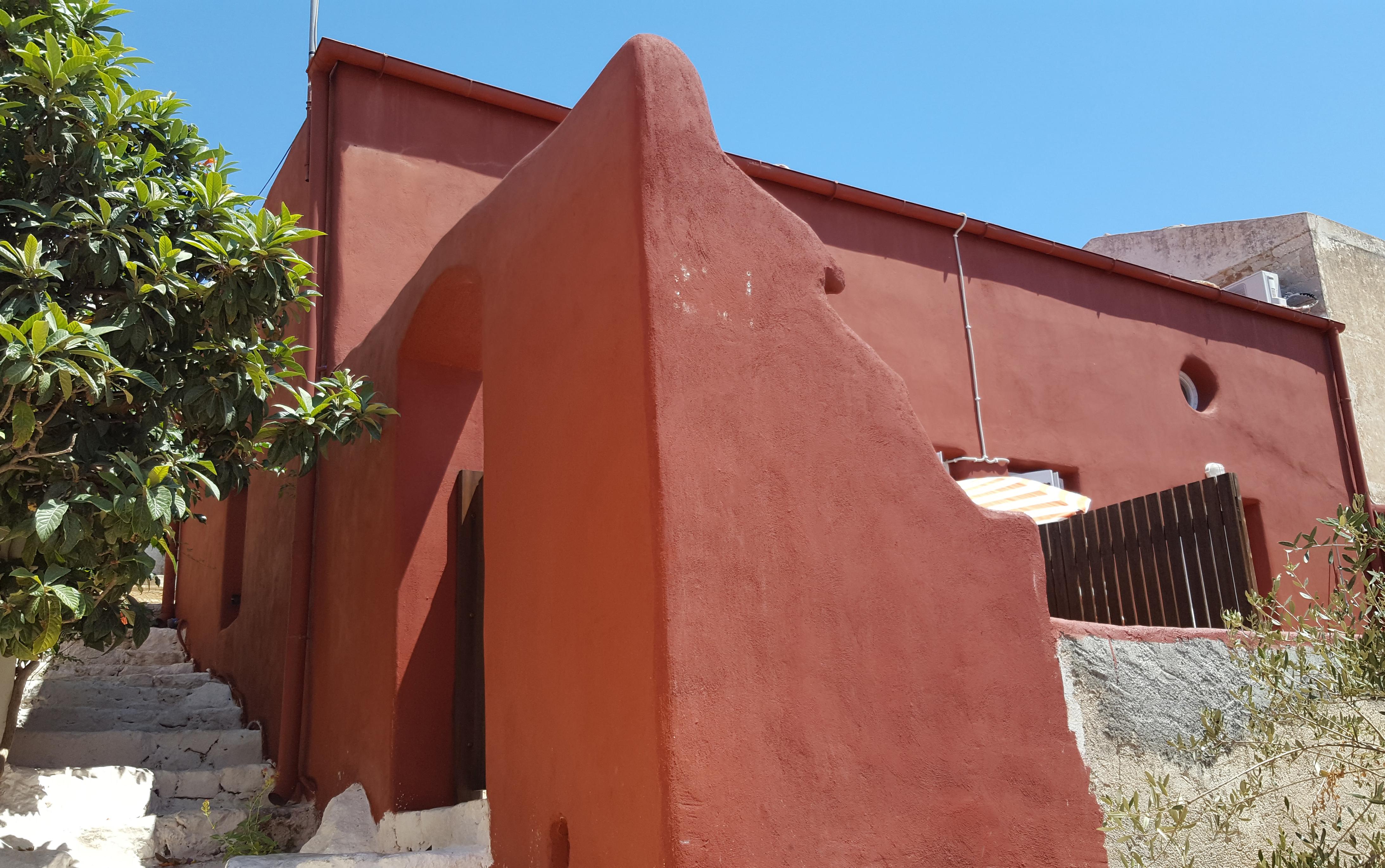 Atlantis Houses Chalki Town Exterior photo